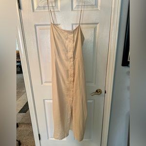 Urban Outfitters peach Linen Dress
